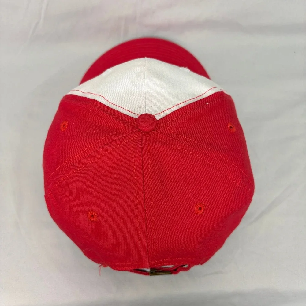 Red Hat Software Promo Hat Unisex OSFM Red White Embroidered Tech Logo Cap